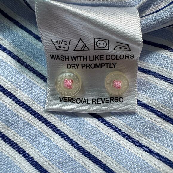 Men’s Tommy Bahama Jeans Island Crafted Long Sleeve Light Blue Shirt 16 1/2 - Picture 5 of 6